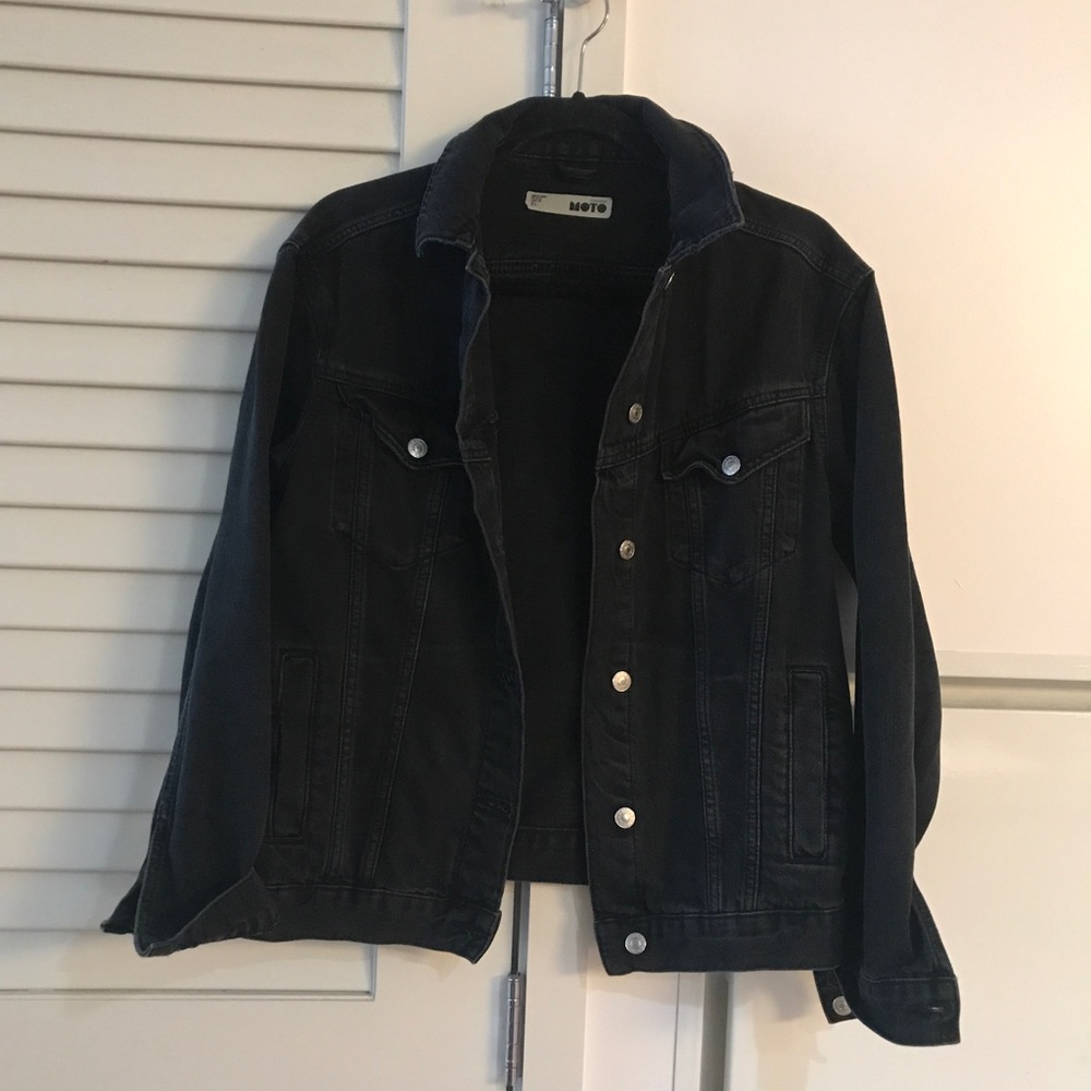 Topshop oversized denim jacket